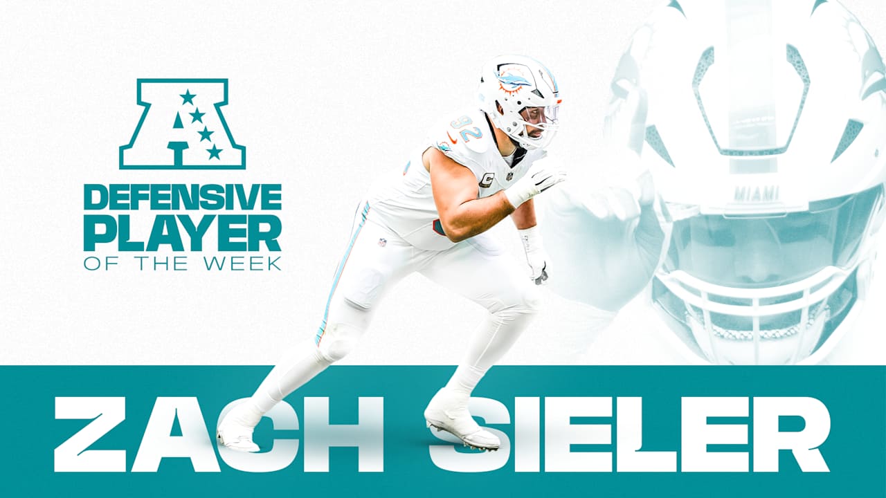 Sieler Named AFC Defensive Player of the Week