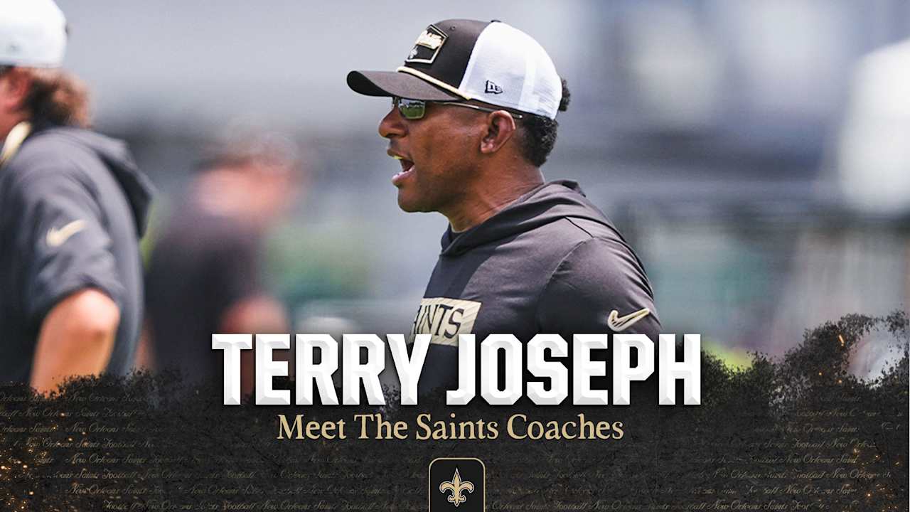 Terry Joseph | Meet the 2025 New Orleans Saints Coaches