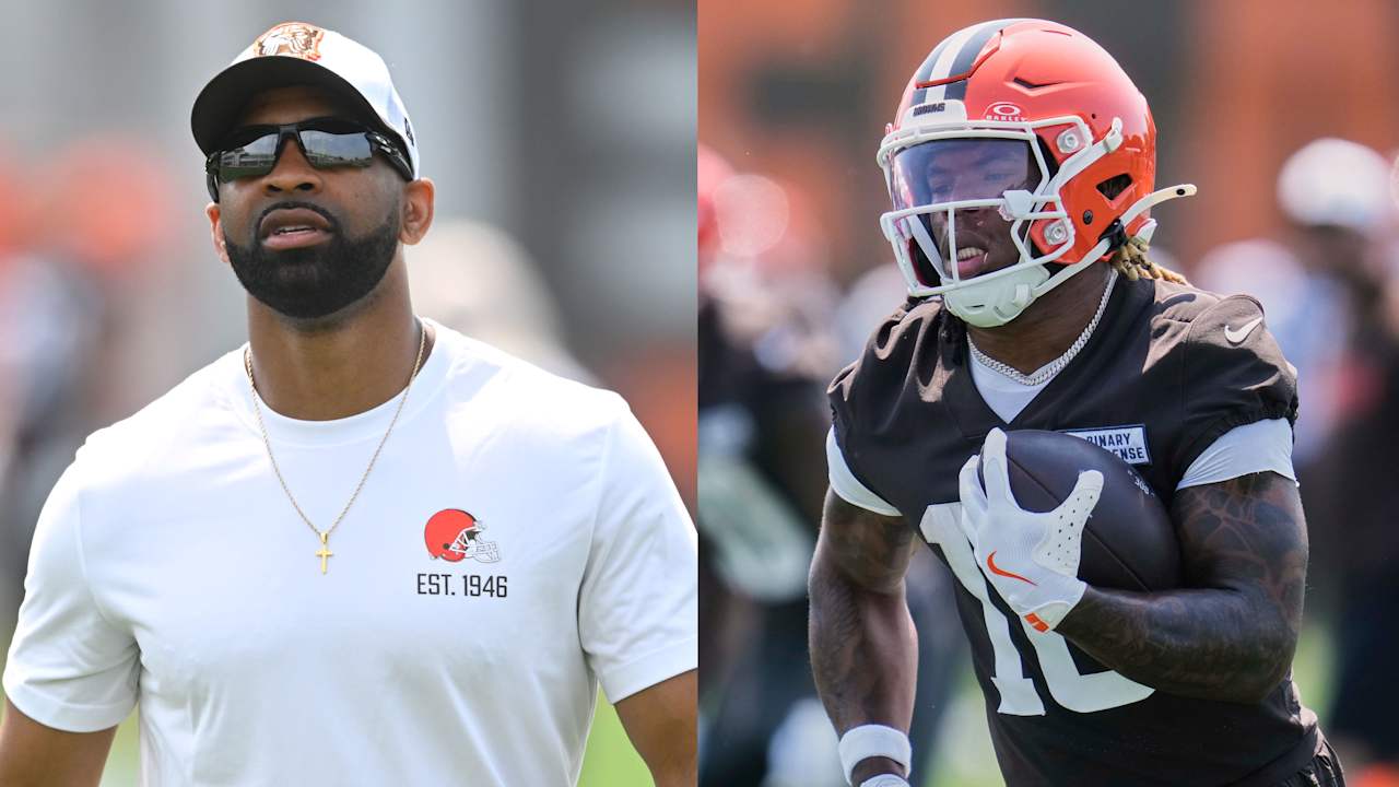 Browns' Andrew Berry indicates Quinshon Judkins may not be at camp soon following arrest