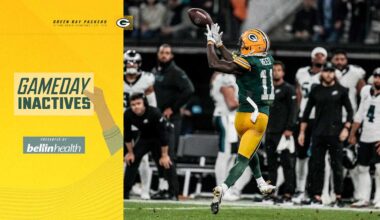 WR Jayden Reed active for Green Bay