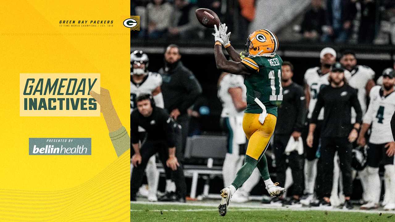 WR Jayden Reed active for Green Bay