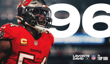 Lavonte David Ranked 96 on the NFL's Top 100 Players of 2025