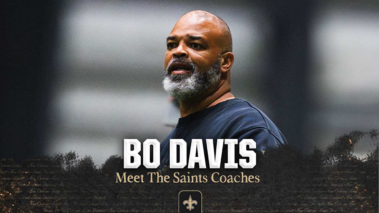 Bo Davis | Meet the 2025 New Orleans Saints Coaches