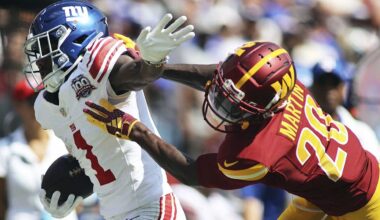 Giants come up short in last-second loss to Commanders