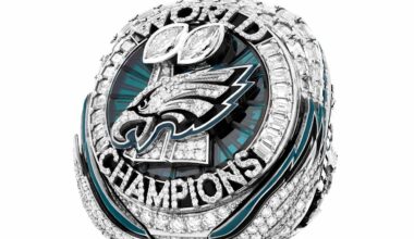 Eagles receive Super Bowl LIX championship rings