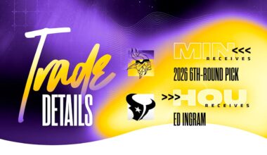 Vikings Trade Ed Ingram to Texans in Exchange for 2026 Draft Pick