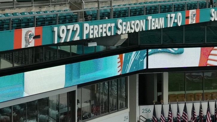 the 1972 Miami Dolphins perfect season