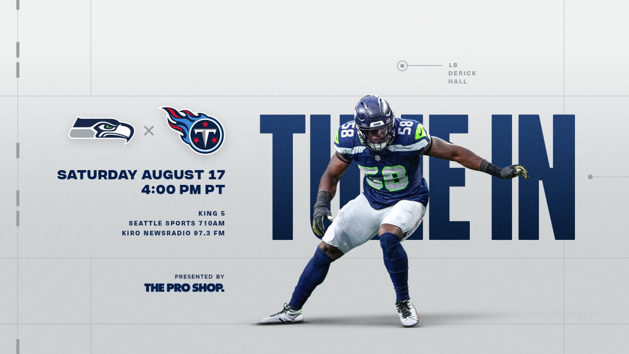 Seahawks at Titans on August 17
