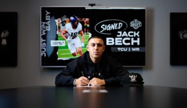 Raiders sign second-round pick WR Jack Bech