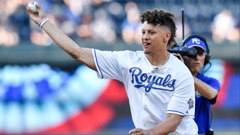 Mahomes had to decide between baseball and football while in college