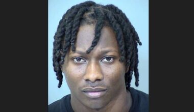 Marquise Brown's mug shot from a criminal speeding arrest on Aug. 3, 2022. (MCSO)....
