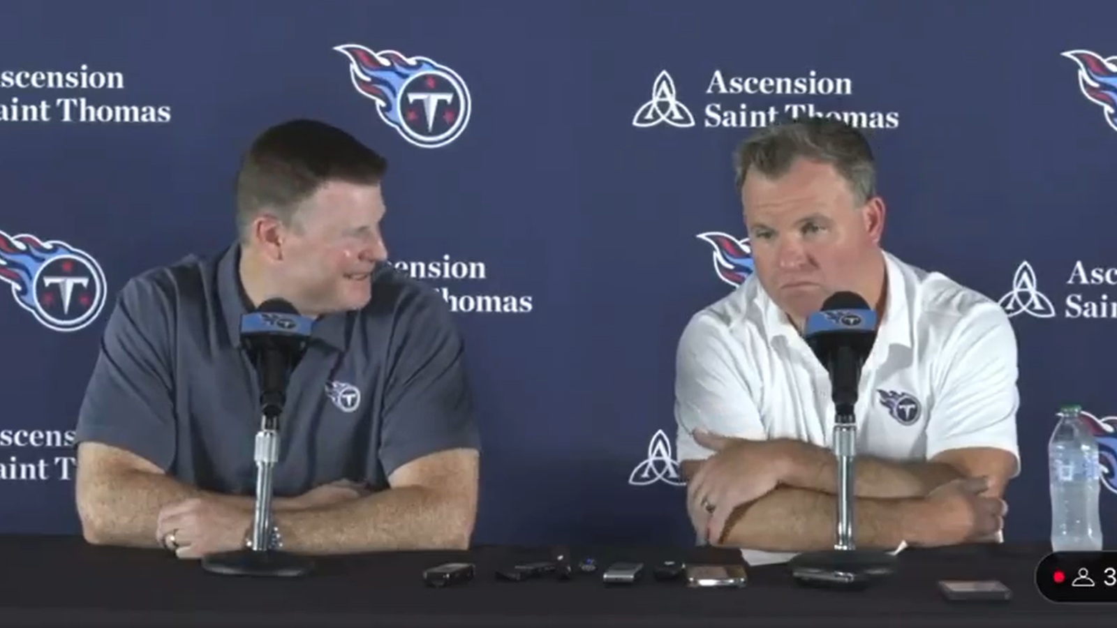 Titans executives caught off guard by Super Bowl question