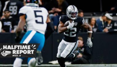 Raiders force two fumbles, score 13 straight points to lead Jaguars at the break