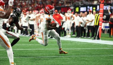 Chiefs Defeat Falcons, 22-17, on Sunday Night Football