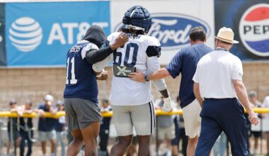 Guyton leaves practice early with injury