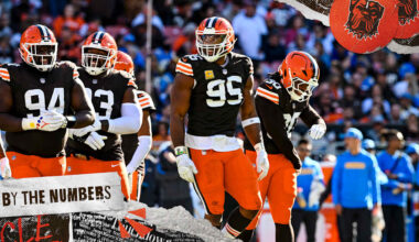 Myles Garrett records three sacks in loss to Chargers