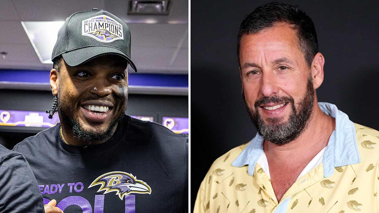 Adam Sandler Confirms Movie for Derrick Henry as They Meet at Red-Carpet Event