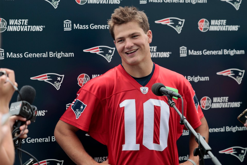 Maye is ready to be the Patriots' franchise signal caller