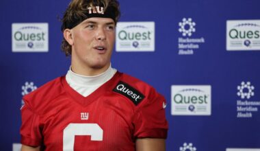 Giants drawn to Jaxson Dart's innate leadership ability that is getting rave reviews