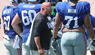 Brian Daboll grows heated over Giants' training camp penalty flags