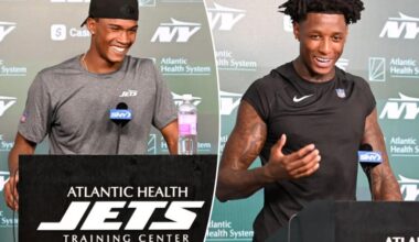 Garrett Wilson, Sauce Gardner won't let paydays change Jets goals