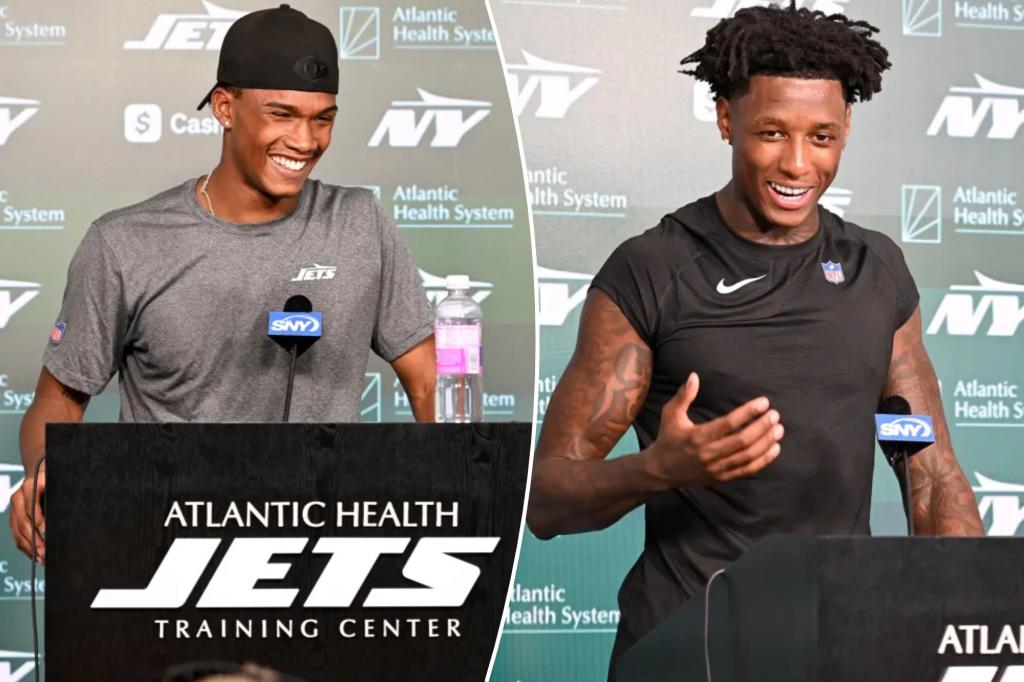 Garrett Wilson, Sauce Gardner won't let paydays change Jets goals