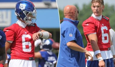 Brian Daboll opens door for Jaxson Dart to win bigger role at Giants training camp