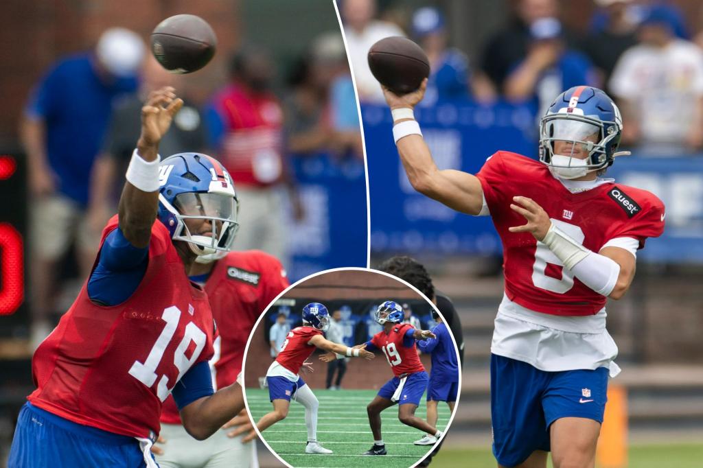 Common approach fueling Giants' Jaxson Dart-Jameis Winston QB battle
