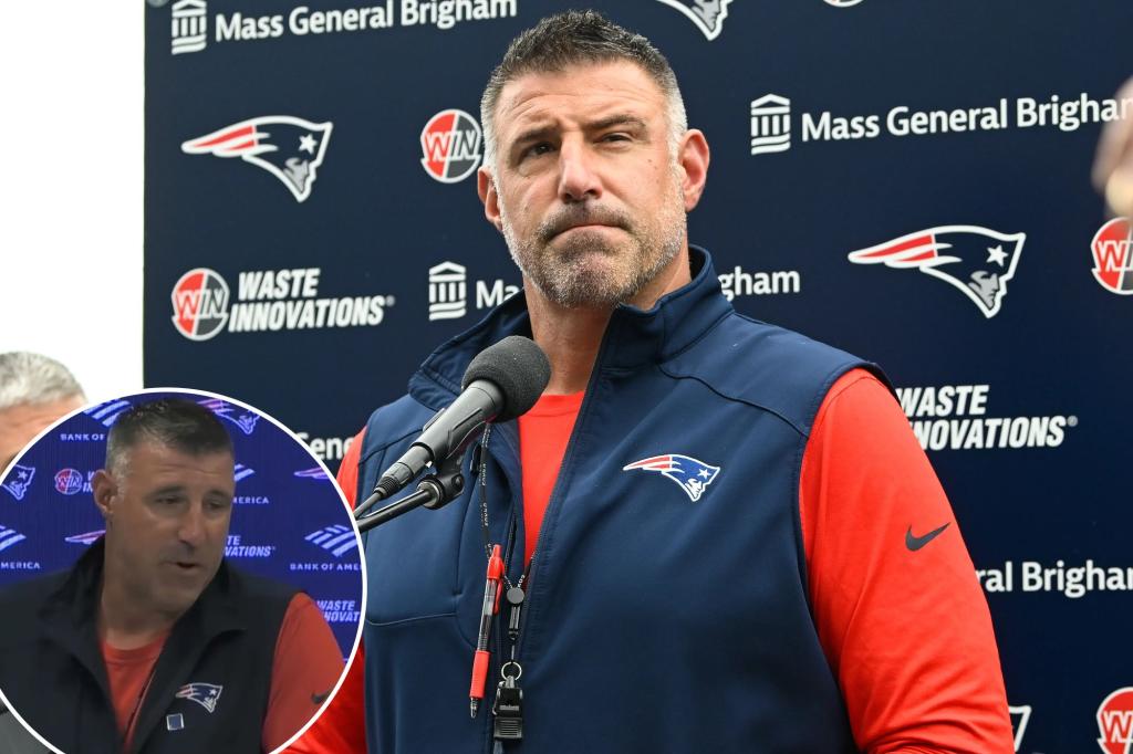 Mike Vrabel scolds reporter in feisty Patriots press conference