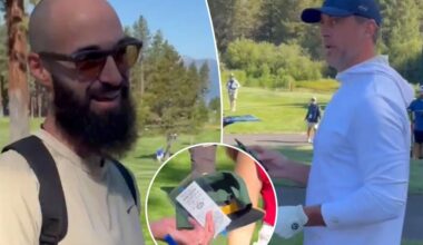 Aaron Rodgers won't sign hat for 'autograph hound' in tense moment