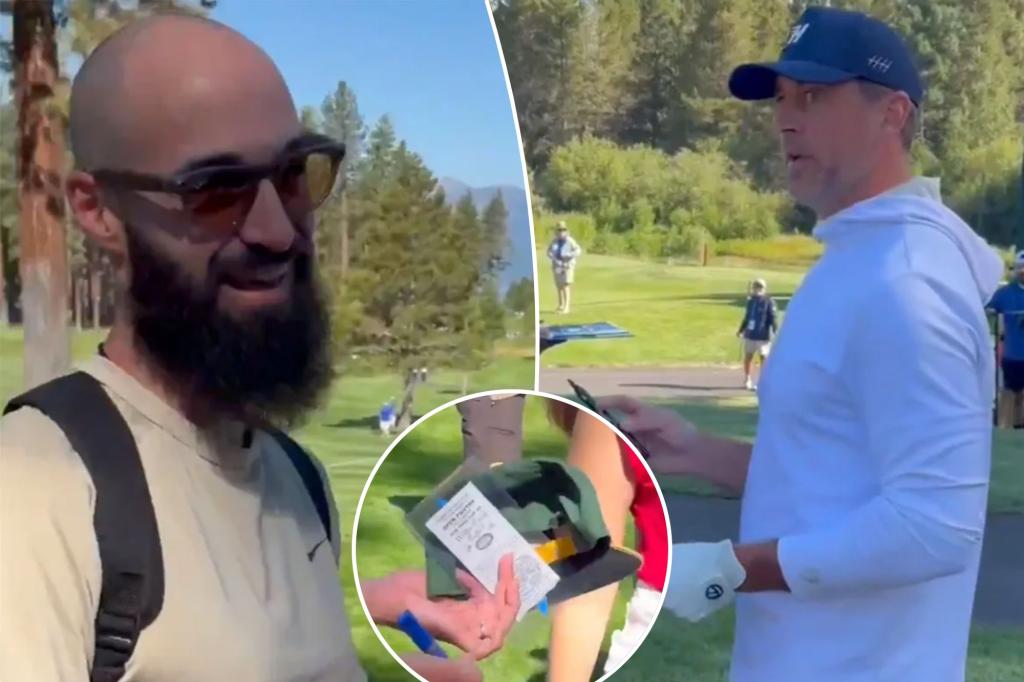 Aaron Rodgers won't sign hat for 'autograph hound' in tense moment