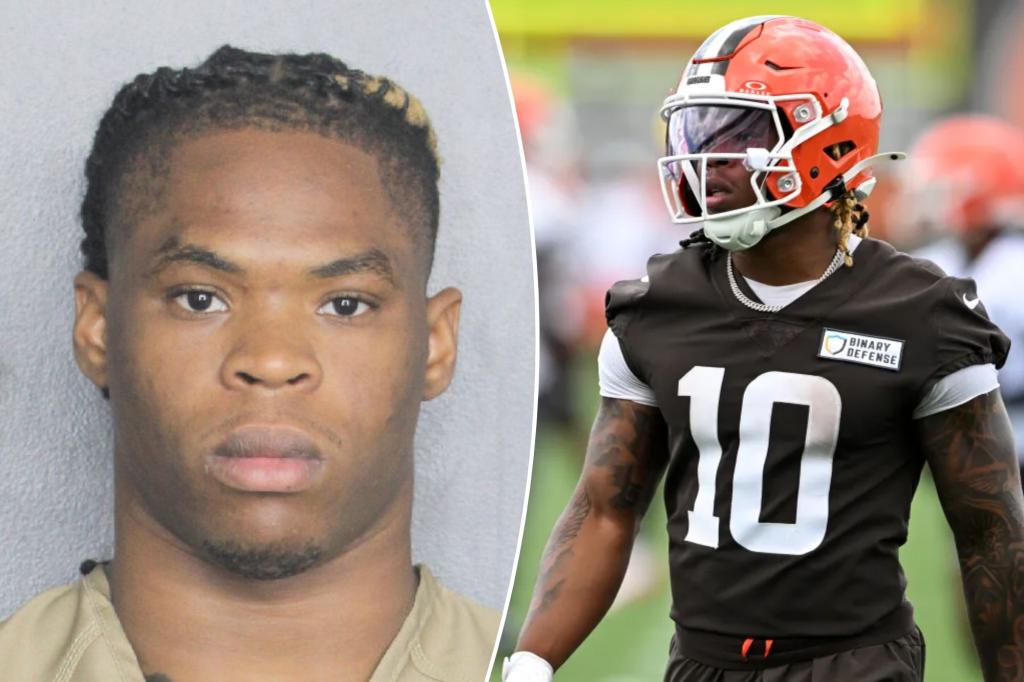 Browns' Quinshon Judkins arrested for battery and domestic violence