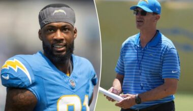 Mike Williams retired after one day of training camp with Jim Harbaugh