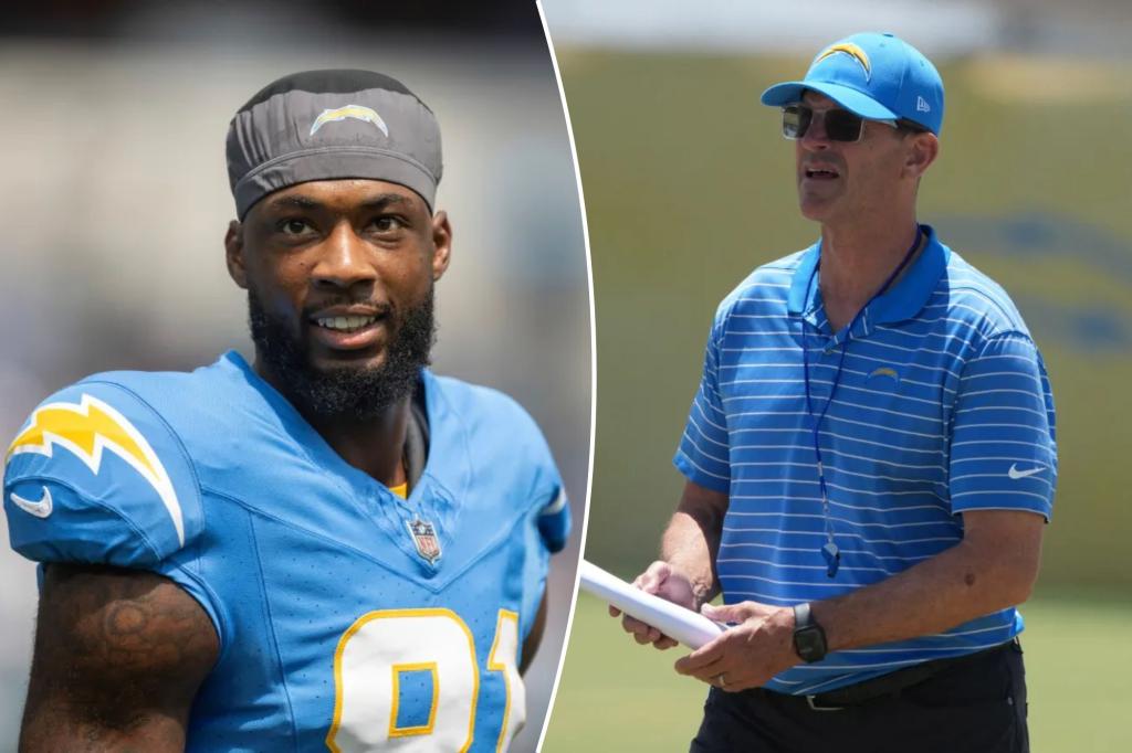 Mike Williams retired after one day of training camp with Jim Harbaugh