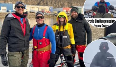 Ex-NFLer Jimmy Graham makes history with Arctic rowing challenge