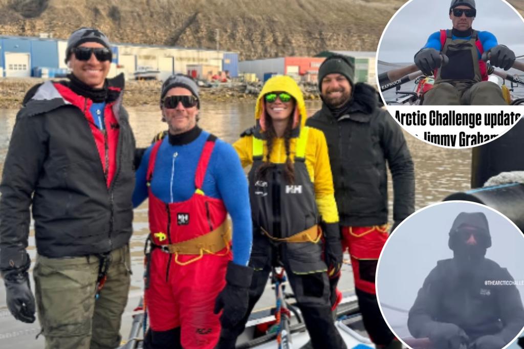 Ex-NFLer Jimmy Graham makes history with Arctic rowing challenge