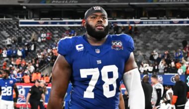 Andrew Thomas opens up training camp on PUP list in Giants concern