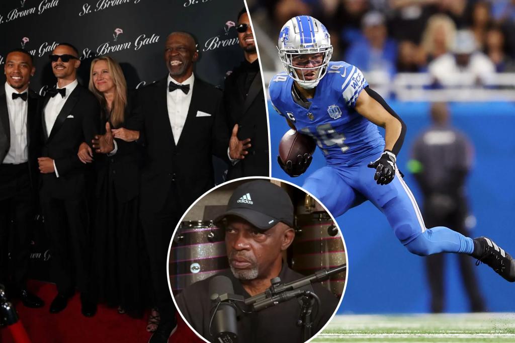 Amon-Ra St. Brown’s dad infuriates fans with 'breeding' comments