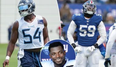 Ex-Giant Lorenzo Carter retires months after signing with Titans