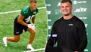 Jets sign draft pick Mason Taylor as NFL dominoes begin to fall