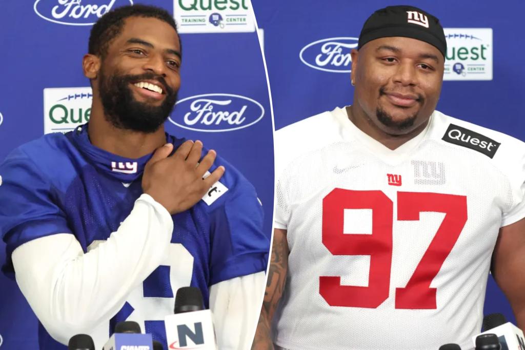 Dexter Lawrence, Darius Slayton ready for Giants revival they stuck around for