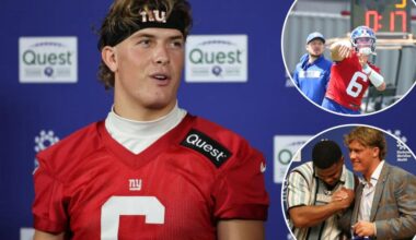 Jaxson Dart tells The Post he 'ain't scared' of his Giants pressure