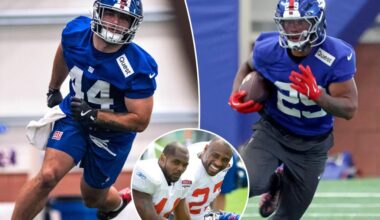 Tyrone Tracy, Cam Skattebo have potential to create Giants' 'Thunder and Lightning'