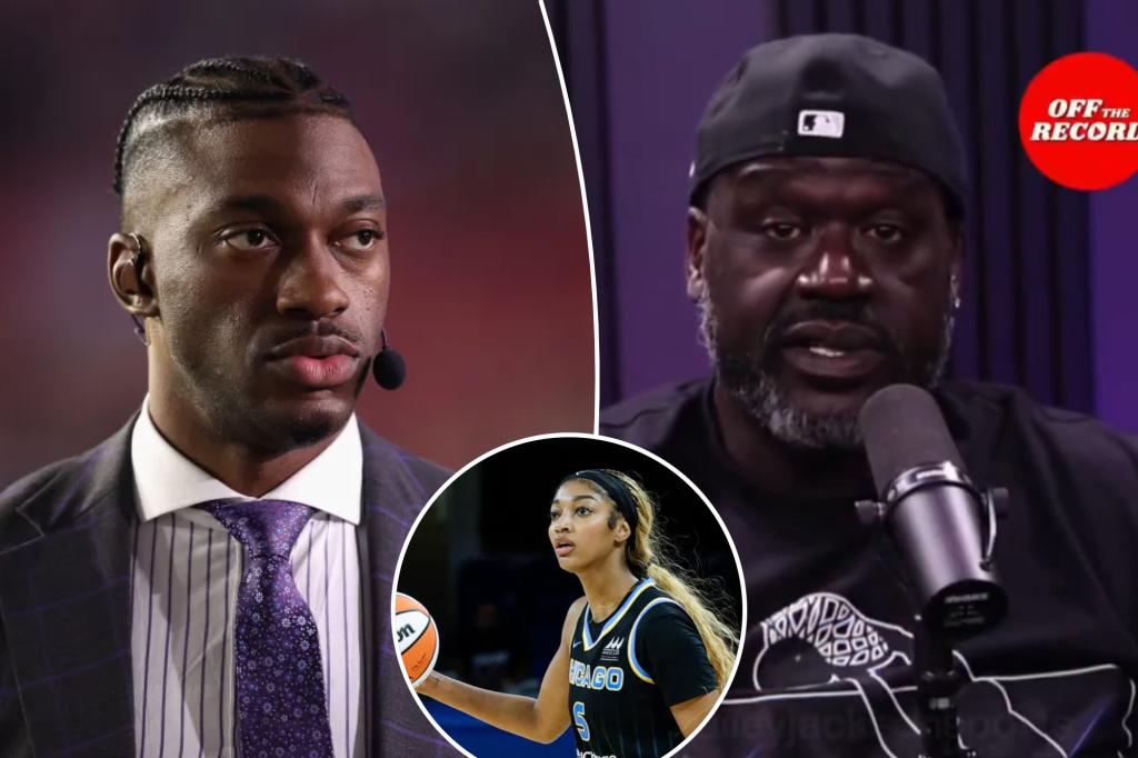Shaq threatens Robert Griffin III over Angel Reese controversy