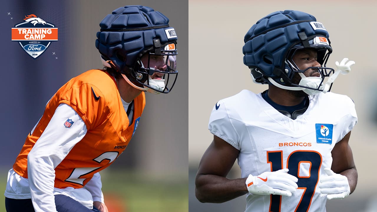 CB Riley Moss embraces physicality, challenge of playing opposite CB Pat Surtain II; WR Marvin Mims Jr. talks momentum and depth at receiver