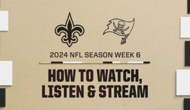 How to Watch, Listen, Stream Week 6