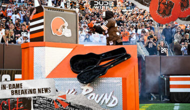 Flavor Flav serves as Dawg Pound Captain of the Week