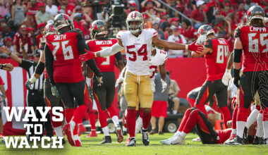 Ways to Watch and Listen: 49ers vs. Buccaneers