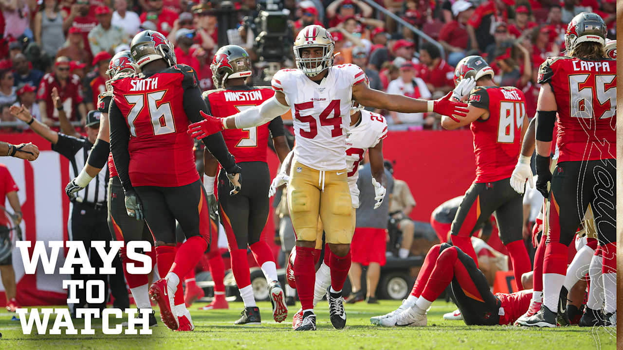 Ways to Watch and Listen: 49ers vs. Buccaneers