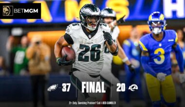 7 takeaways from the Eagles' 37-20 win over the Rams on Sunday Night Football